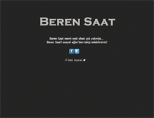 Tablet Screenshot of berensaat.com.tr